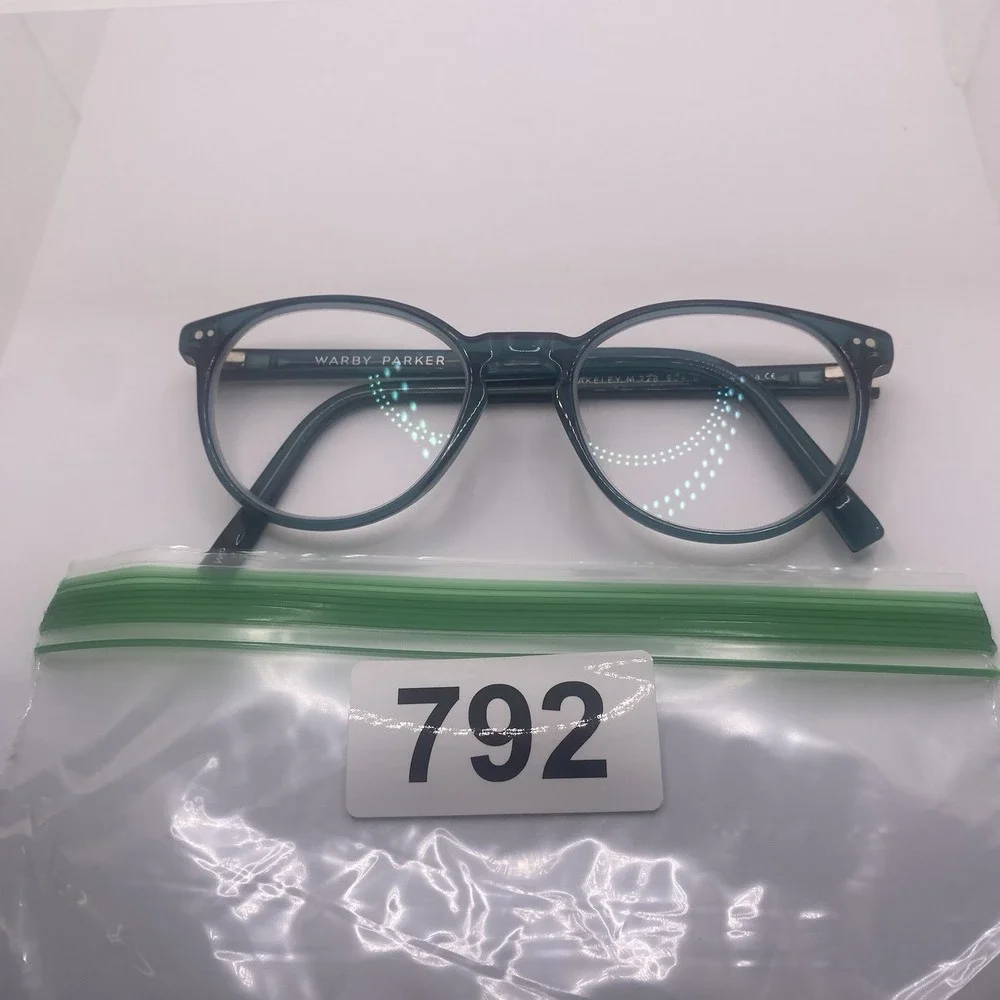 Warby Parker Eyeglasses FRAME ONLY Blakeley 50-18-142 Green 792